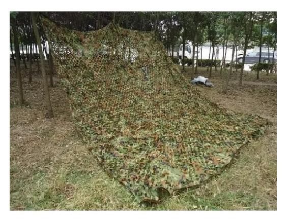MALLA CAMUFLAJE CAZA, RED CAMUFLAJE PAINTBALL, AIRSOFT 3X2 M CAFE - 6