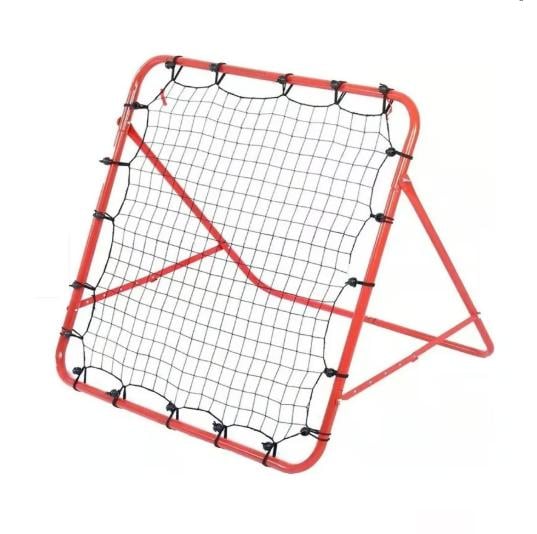 RED DE REBOTE PORTÁTIL PARA ENTRENAMIENTO DE PORTERÍAS 100 CM ROJO - 1