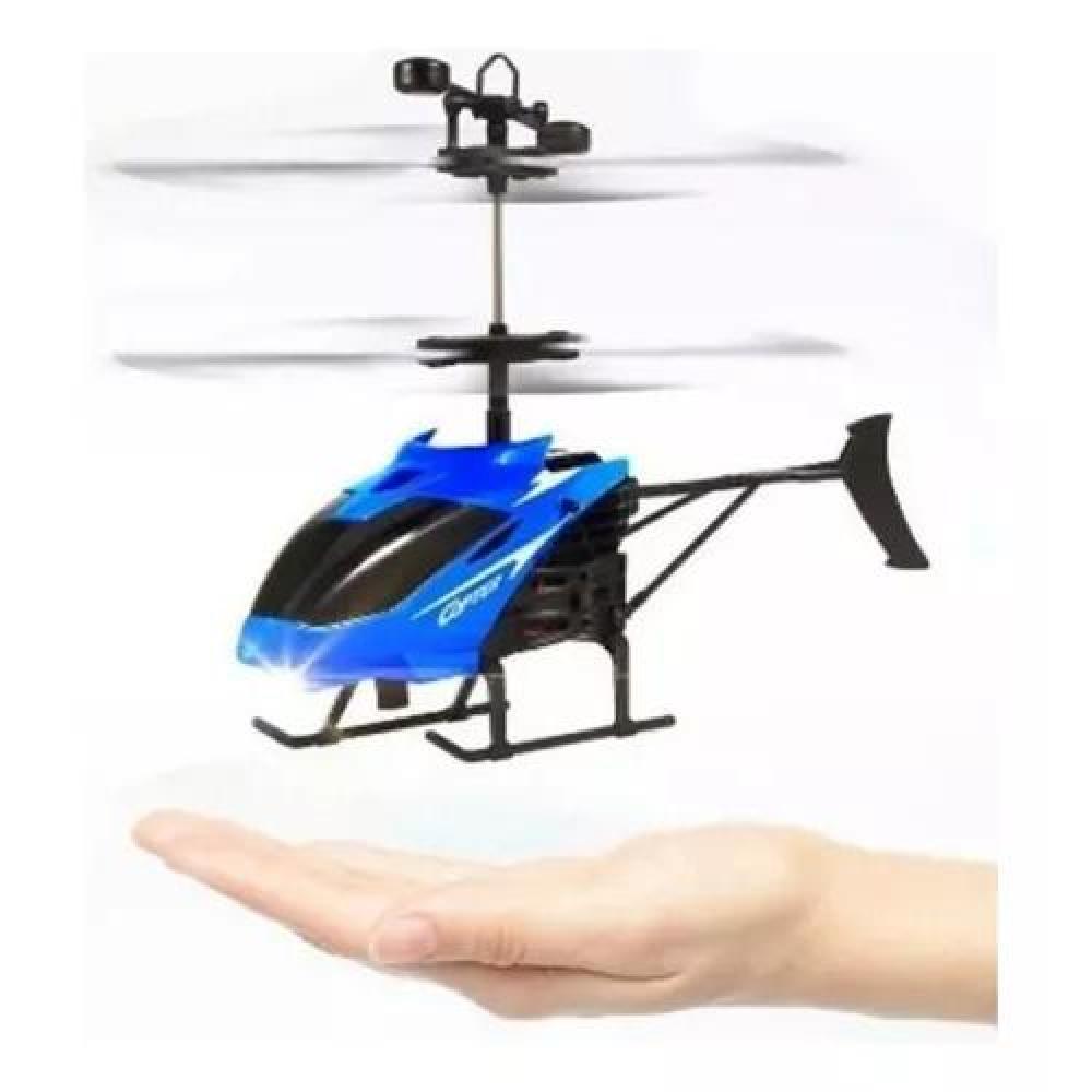 DRONE MINI HELICÓPTERO CON SENSOR VOLADOR RECARGABLE COLOR AL AZAR - 3