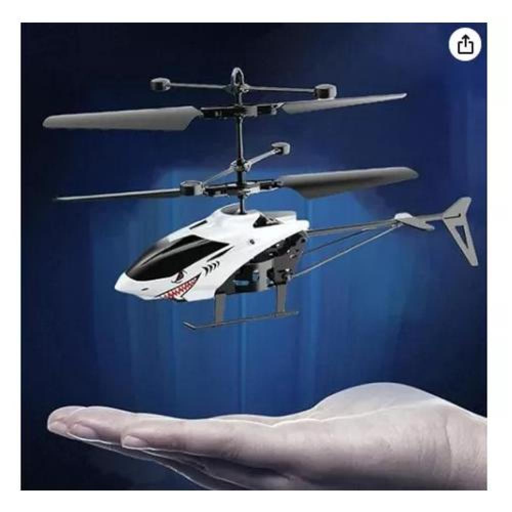 DRONE MINI HELICÓPTERO CON SENSOR VOLADOR RECARGABLE COLOR AL AZAR - 6