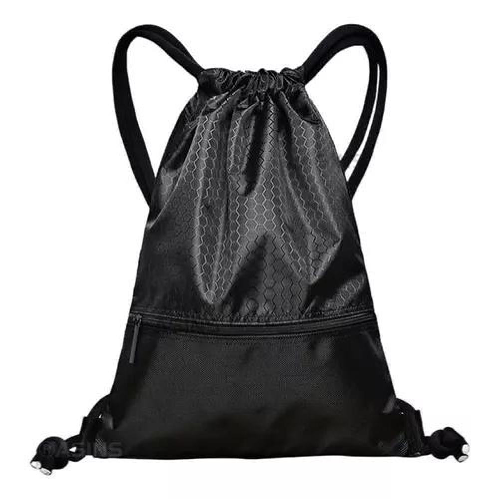 BOLSO TIPO MORRAL DEPORTIVO A PRUEBA DE AGUA CON CIERRE NEGRO - 1