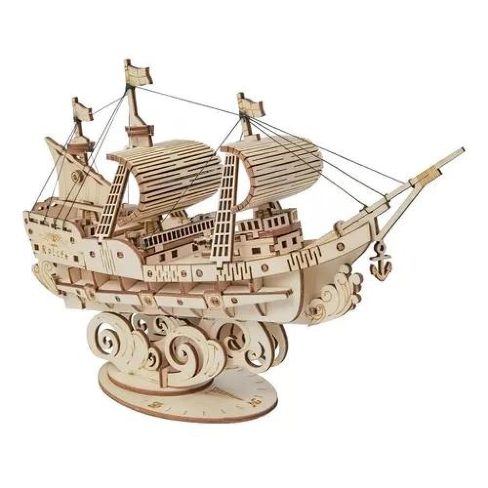 BARCO MERCANTE, PUZZLE 3D, COLOR CREMA - 1