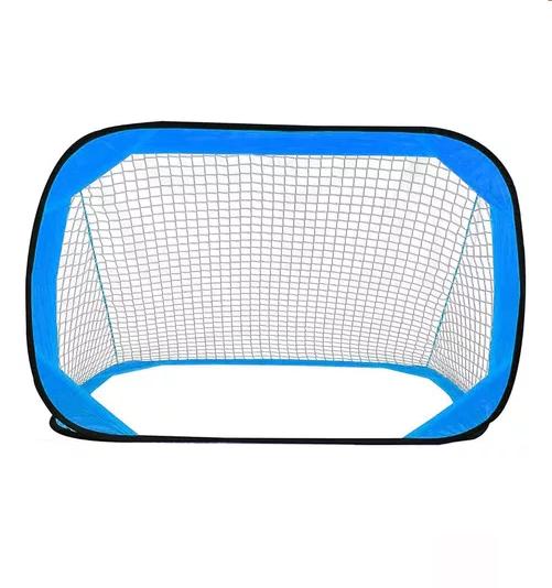 ARCOS DE FÚTBOL PLEGABLES CON RED 120X75 CM AZUL - 2