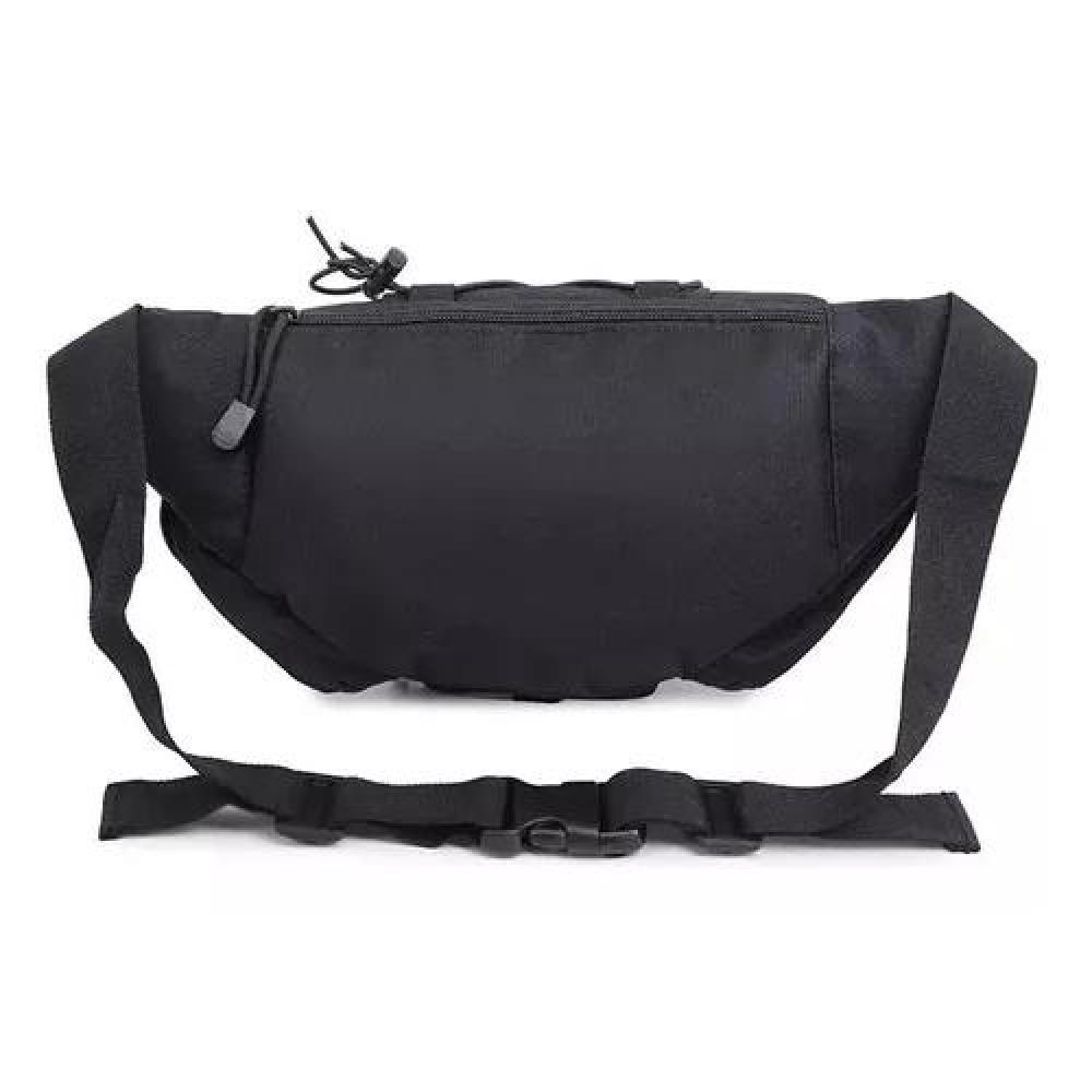 BANANO DE SENDERISMO TREKKING OUTDOOR TÁCTICO MILITAR NEGRO - 2