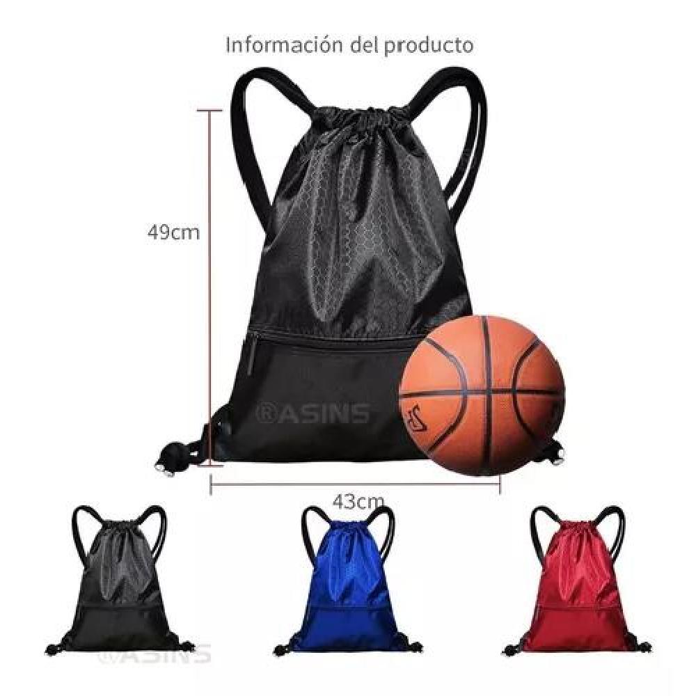BOLSO TIPO MORRAL DEPORTIVO A PRUEBA DE AGUA CON CIERRE AZUL - 3