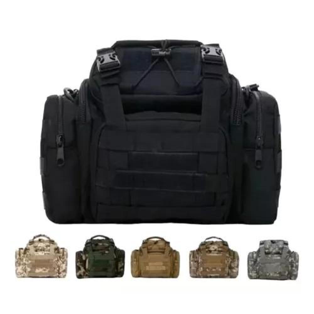 BOLSO BANANO GIGANTE TIPO BOTIQUÍN TÁCTICO MILITAR NEGRO - 2