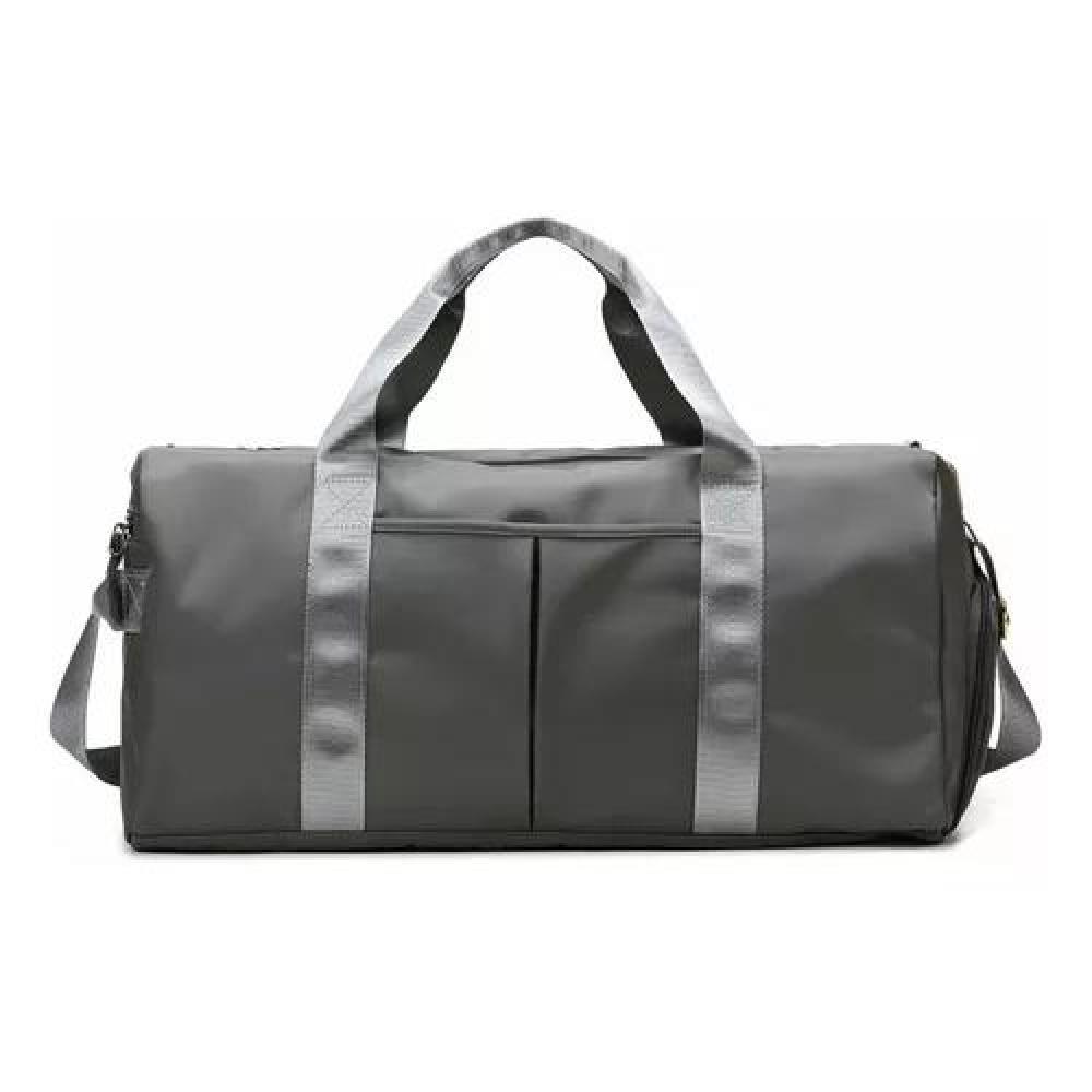 BOLSA DE GRAN CAPACIDAD PARA VIAJES Y DEPORTES, COLOR GRIS - 1