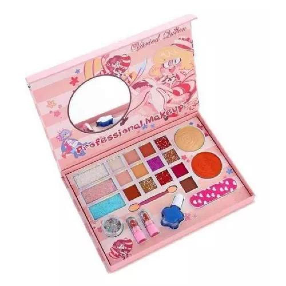 MAQUILLAJE INFANTIL PARA NIÑAS, MALETA, PERFUME Y SET DE BROCHAS - 3