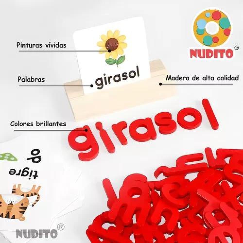JUGUETE EDUCATIVO DE ORTOGRAFÍA EN ESPAÑOL, TARJETA DIDÁCTICA - 5