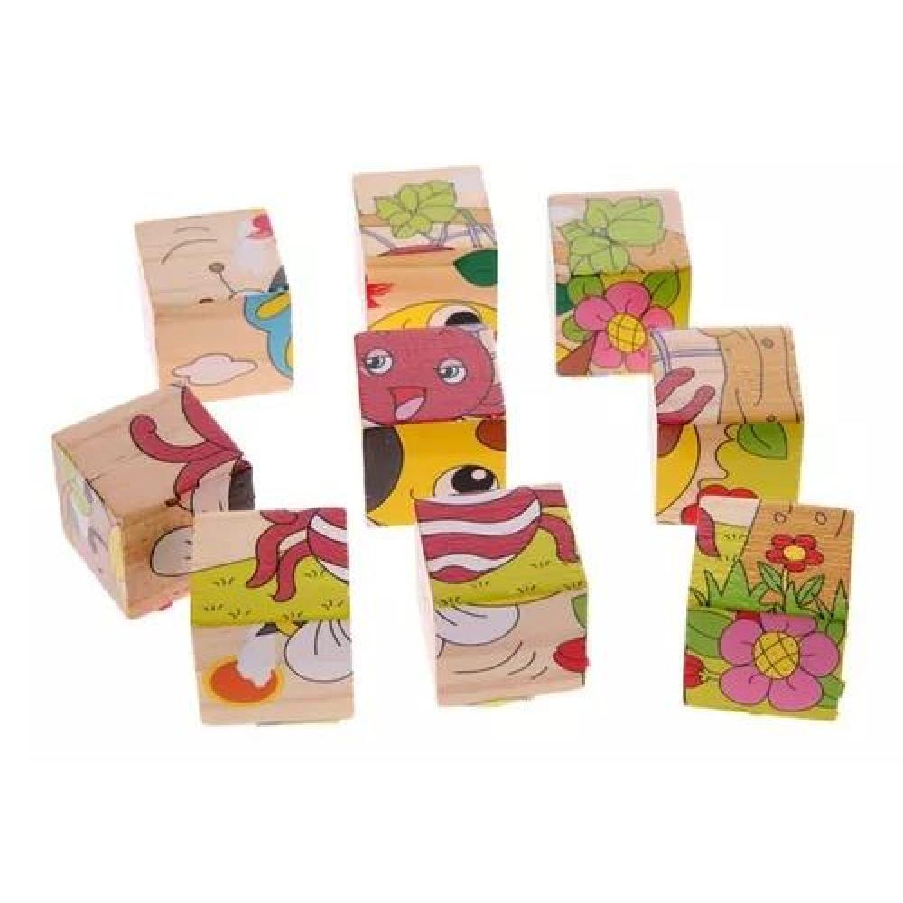 6 JUEGOS INFANTILES DE MADERA, JUEGOS DIDÁCTICOS DE MADERA - 4
