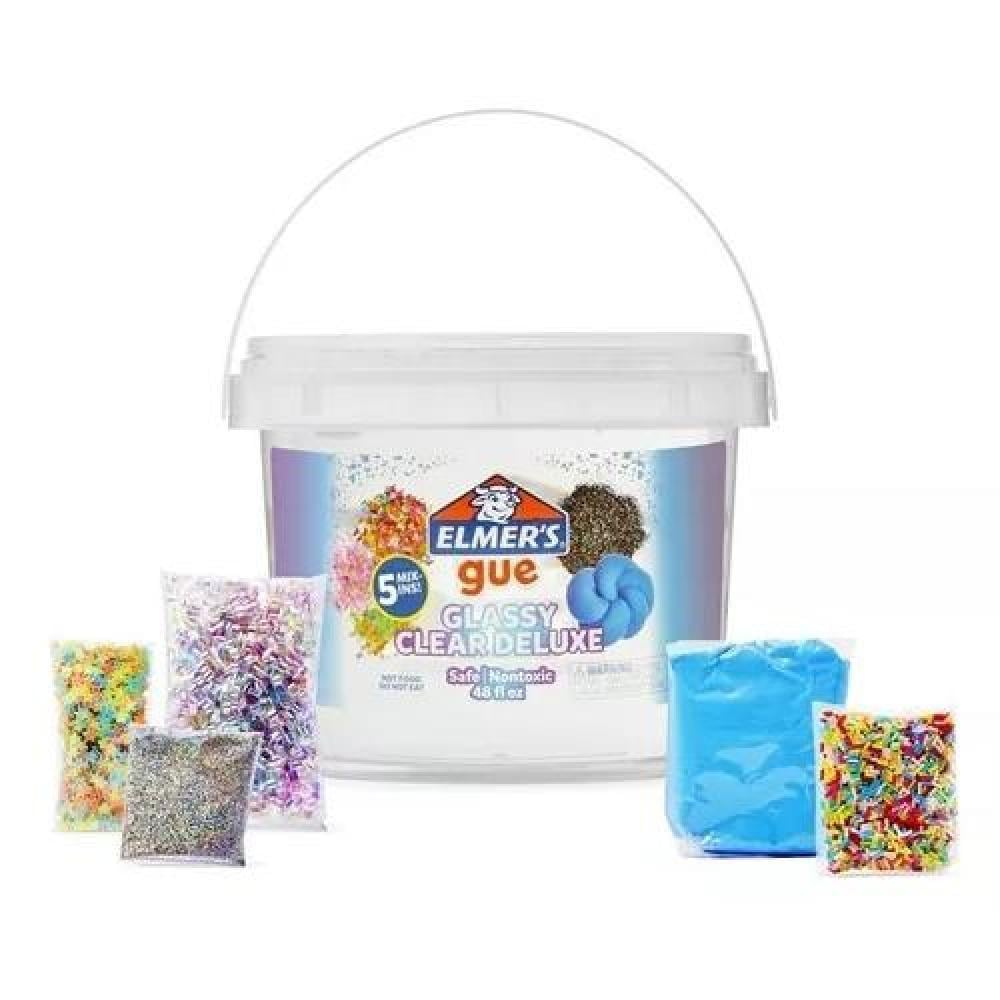 KIT DE SLIME LISTO PARA USAR ELMER'S BALDE 1.41 L CON 5 TOPPINGS - 1