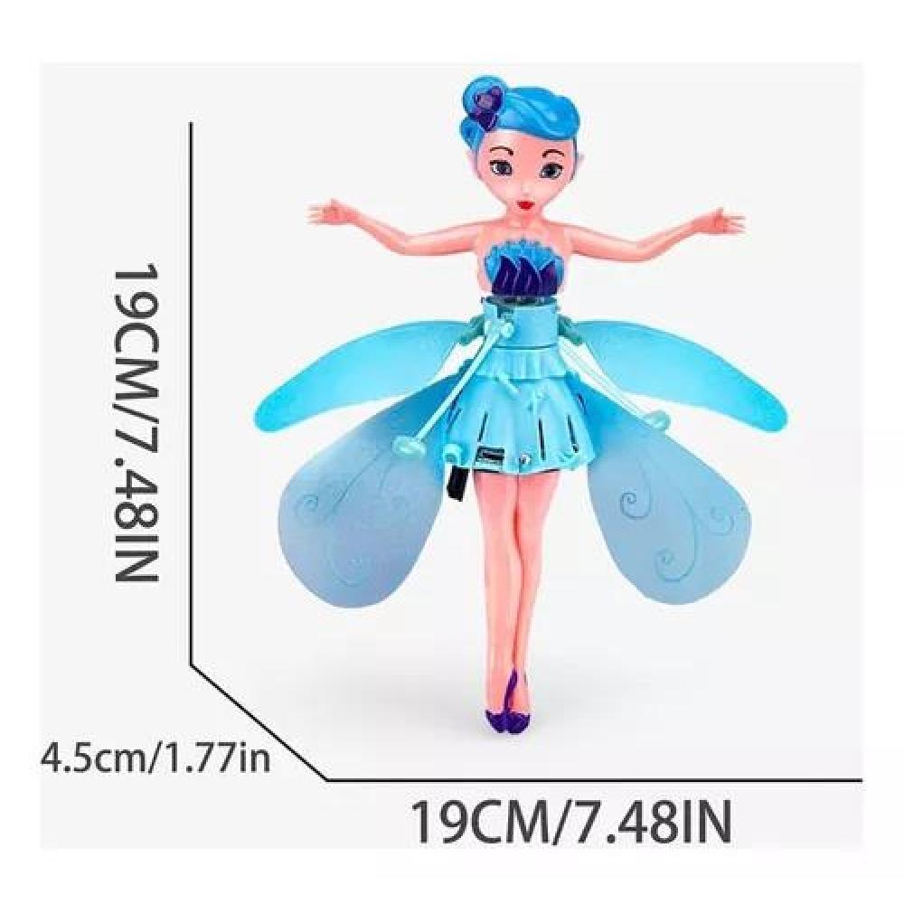 MUÑECA MÁGICA, HADA VOLADORA, RECARGABLE, CON SENSOR TIKTOK - 4