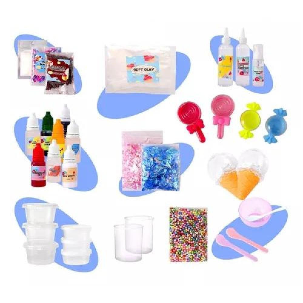 KIT PARA HACER SLIME HELADO INCLUYE TODOS LOS ACCESORIOS ROSADO - 2