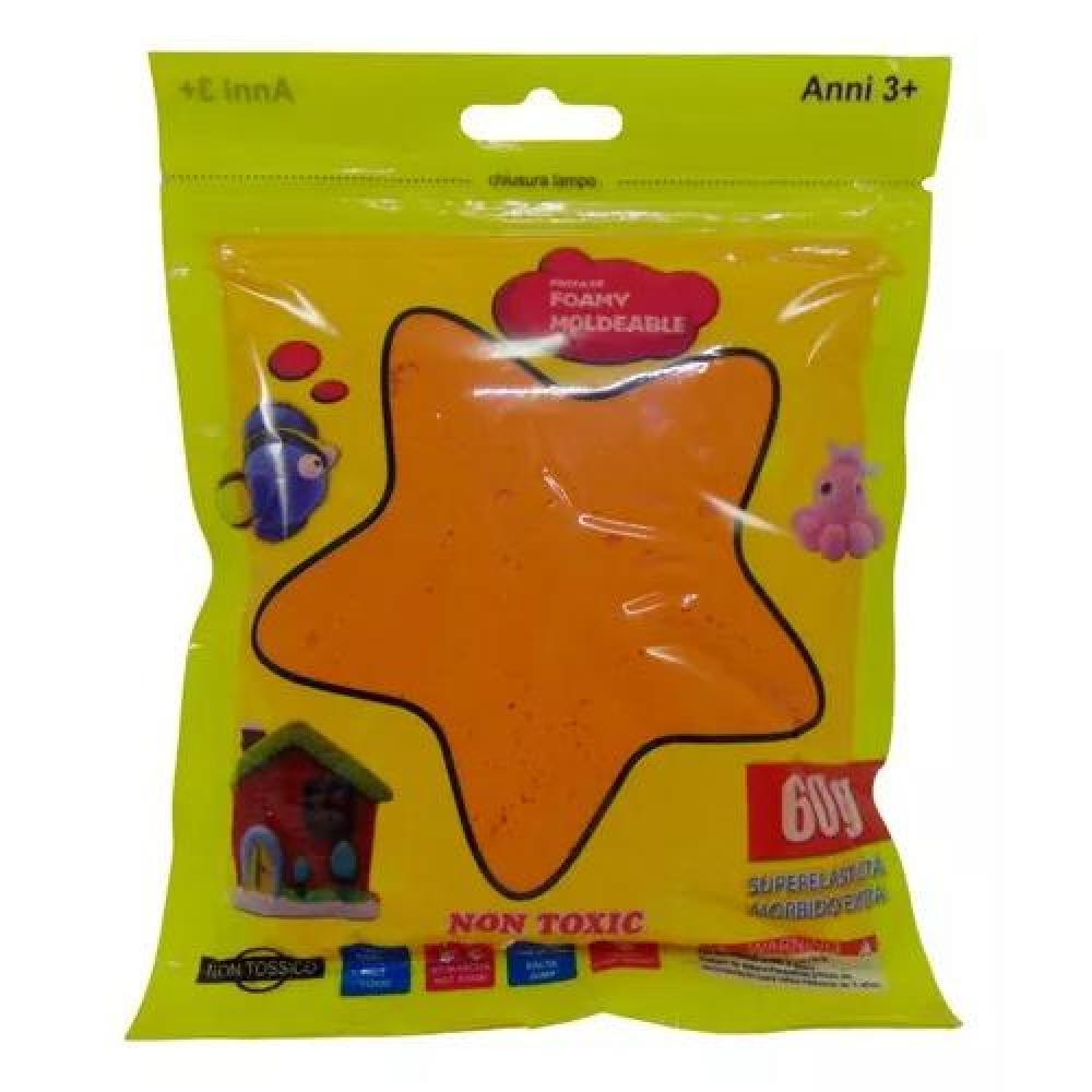 3 BOLSAS DE FOAMY MOLDEABLE 60 G COLOR MIXTO SLIME DIDÁCTICO - 4