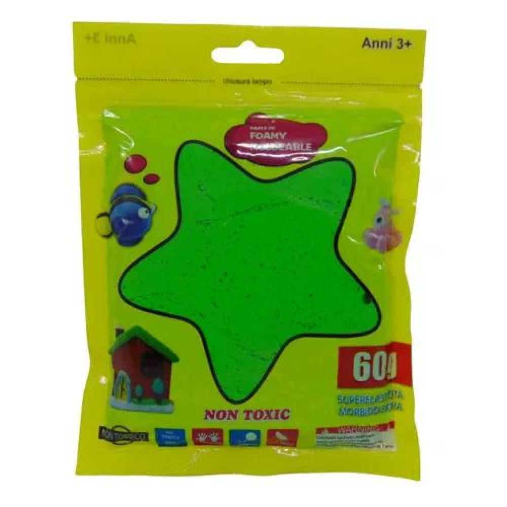3 BOLSAS DE FOAMY MOLDEABLE 60 G COLOR MIXTO SLIME DIDÁCTICO - 5