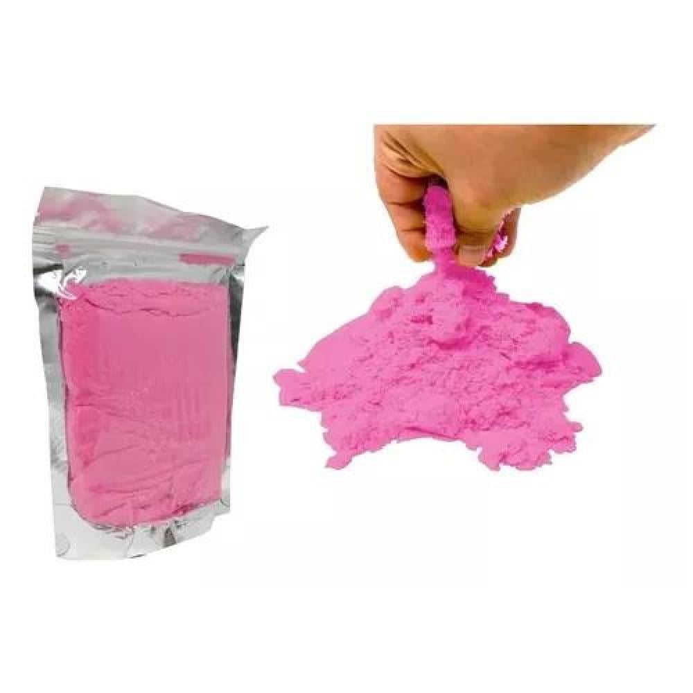 ARENA MÁGICA O KINÉTICA PARA JUGAR DE 1 KG COLOR ROSA - 1