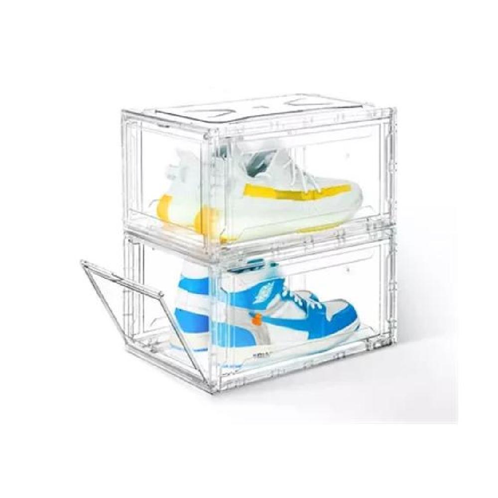 CAJA ORGANIZADORA TRANSPARENTE APILABLE PARA ZAPATOS - 1