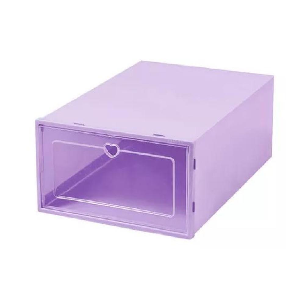 10 PIEZAS ZAPATERAS ORGANIZADORAS PÚRPURAS - 1