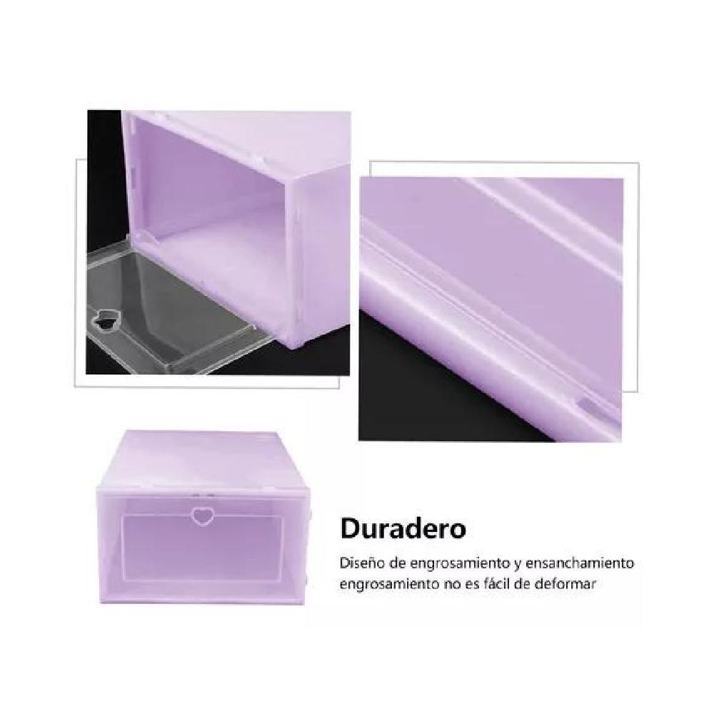 10 PIEZAS ZAPATERAS ORGANIZADORAS PÚRPURAS - 4