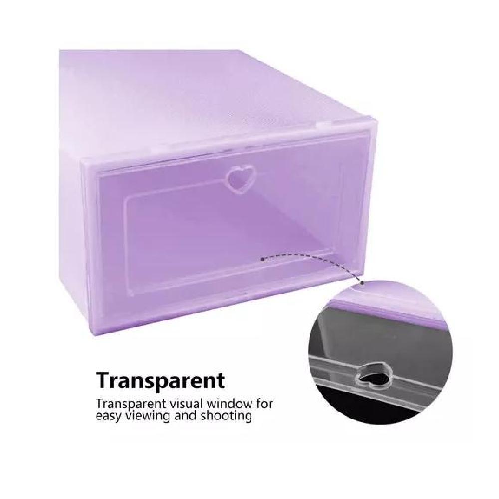 10 PIEZAS ZAPATERAS ORGANIZADORAS PÚRPURAS - 5