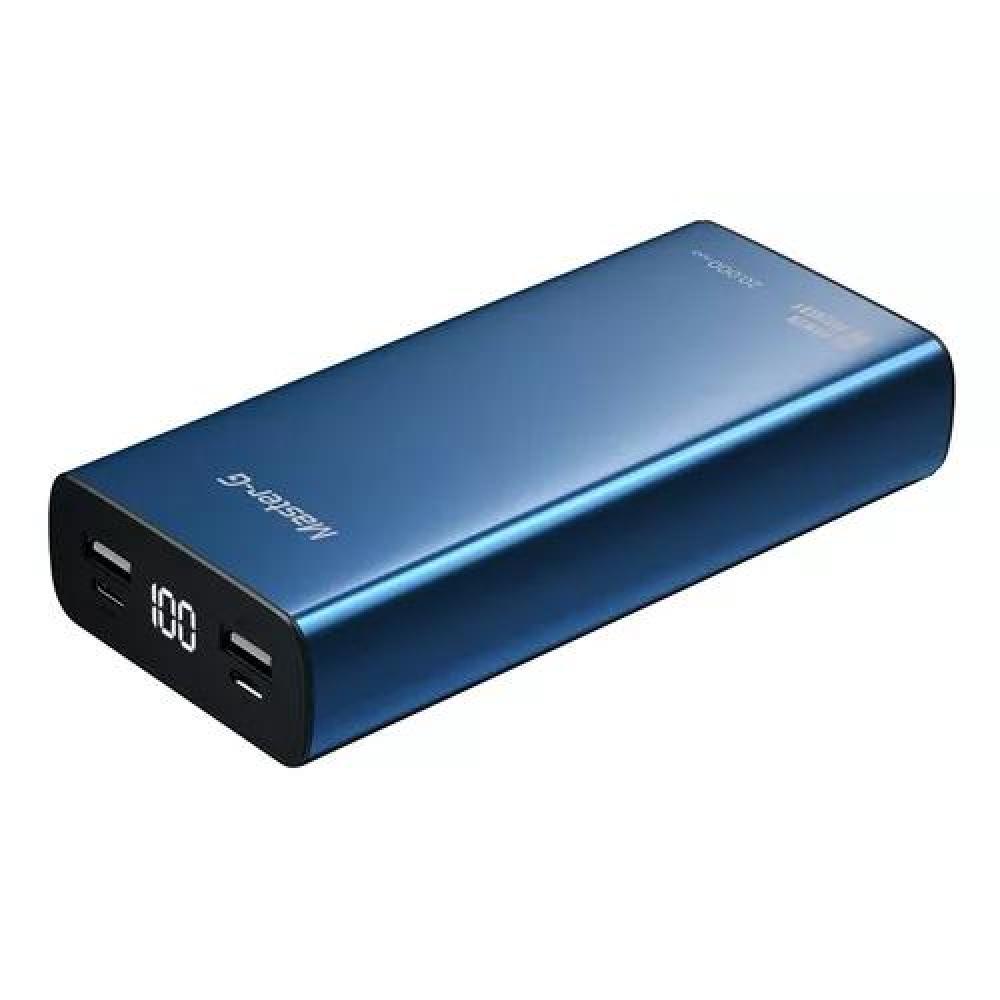 BATERÍA EXTERNA POWER BANK MASTER-G 20,000 MAH, POWER DELIVERY, AZUL - 1