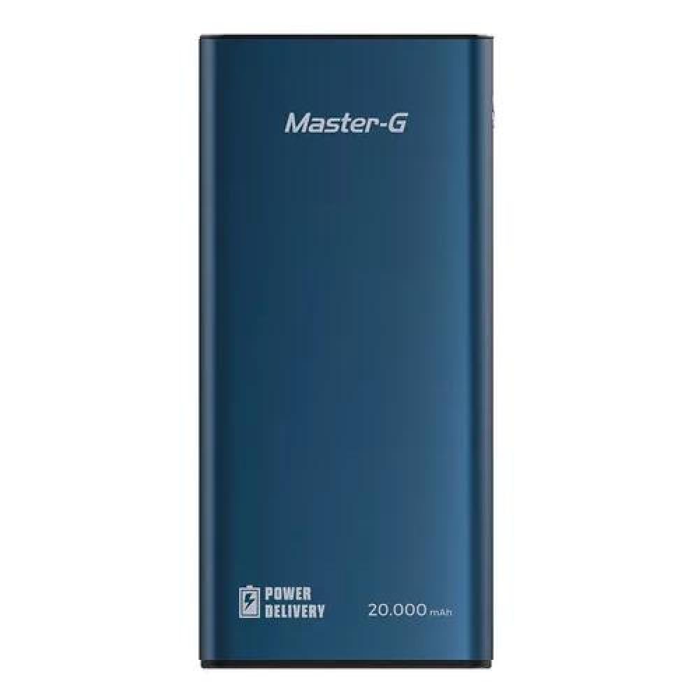 BATERÍA EXTERNA POWER BANK MASTER-G 20,000 MAH, POWER DELIVERY, AZUL - 3