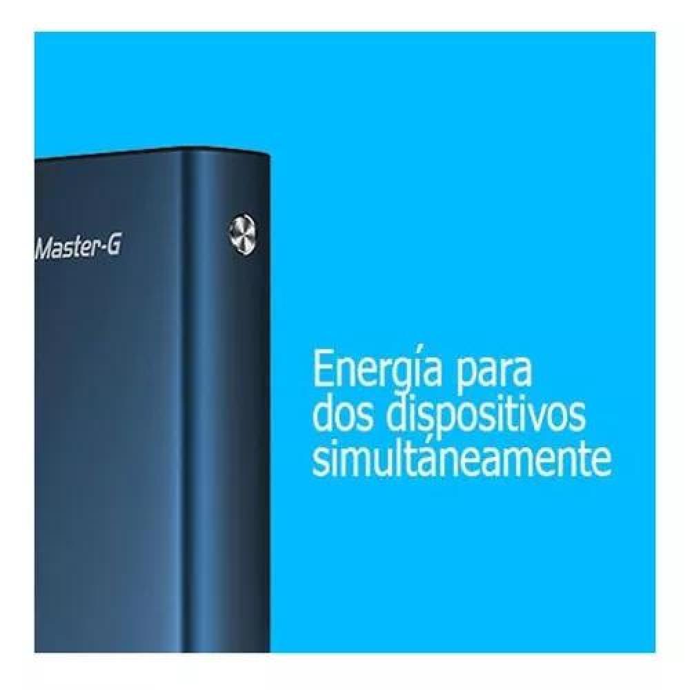 BATERÍA EXTERNA POWER BANK MASTER-G 20,000 MAH, POWER DELIVERY, AZUL - 5