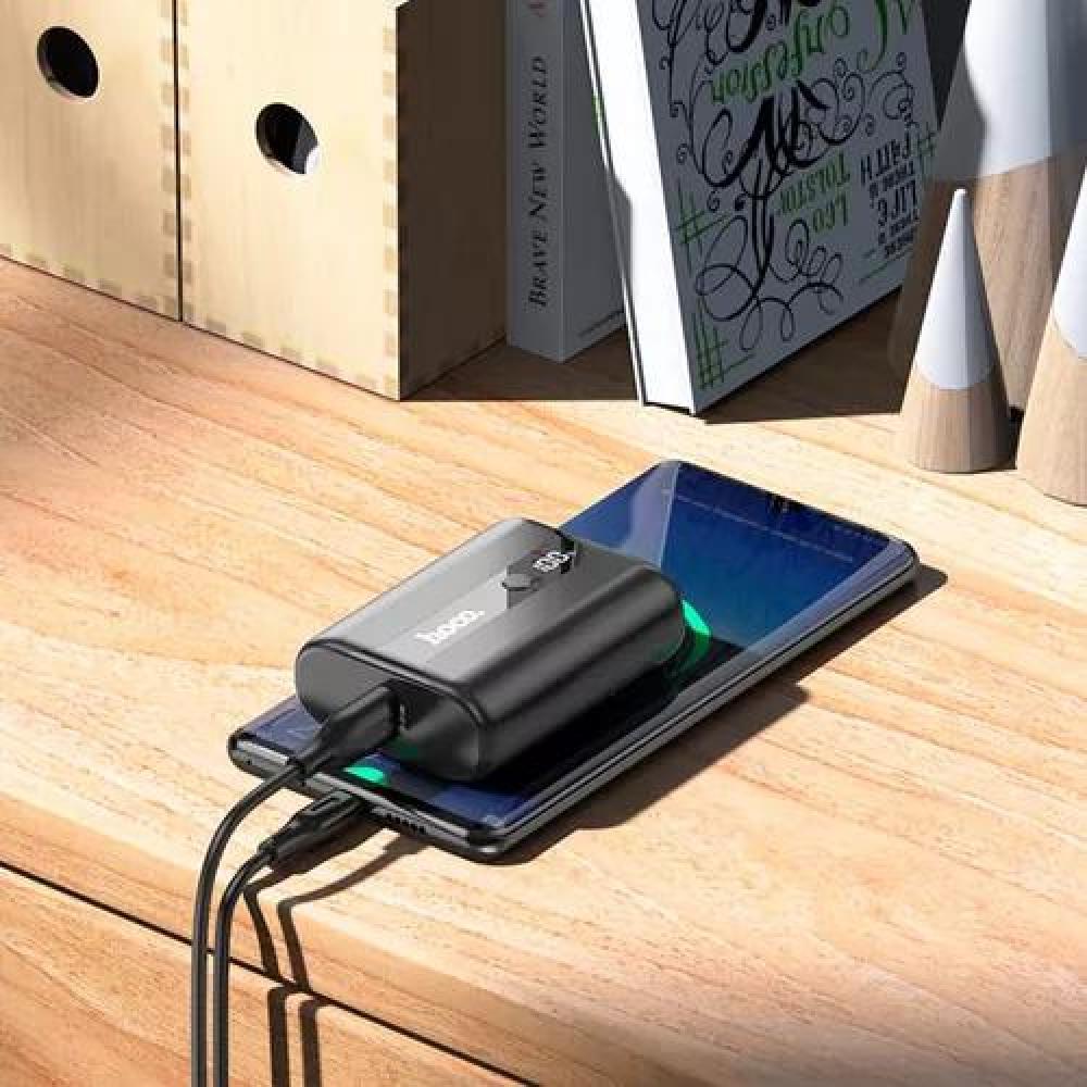 BATERÍA EXTERNA POWER BANK Q3 PRO PD QC 3, COMPATIBLE CON IPHONE - 6