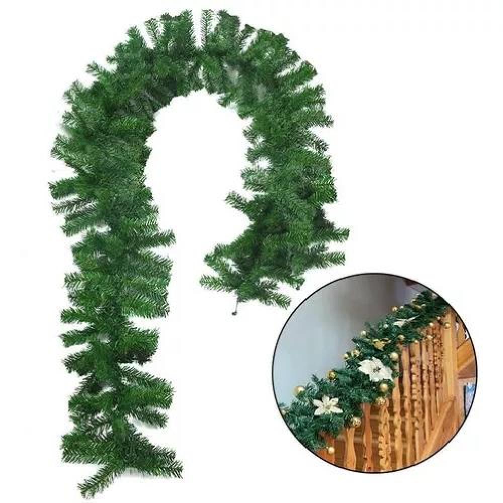 GUIRNALDA DE NAVIDAD ABETO COLGANTE DECORATIVA COLOR VERDE - 3