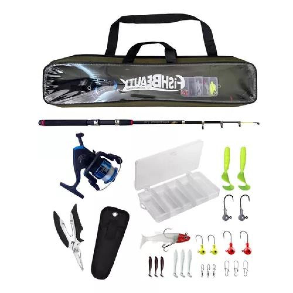 KIT DE INICIACIÓN DE CAÑA DE PESCA DE 210 CM CON ACCESORIOS - 2