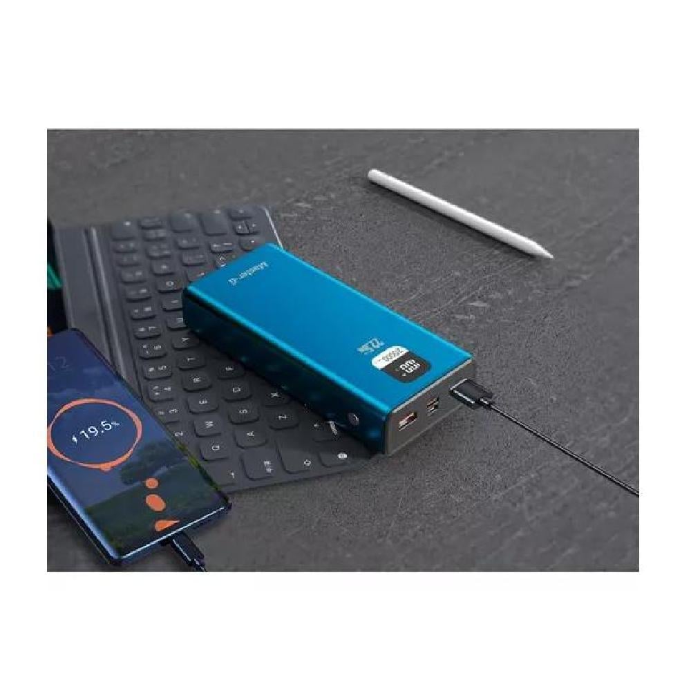 BATERÍA EXTERNA POWER BANK 20,000 MAH, 22.5W PD MASTER-G, COLOR AZUL - 3