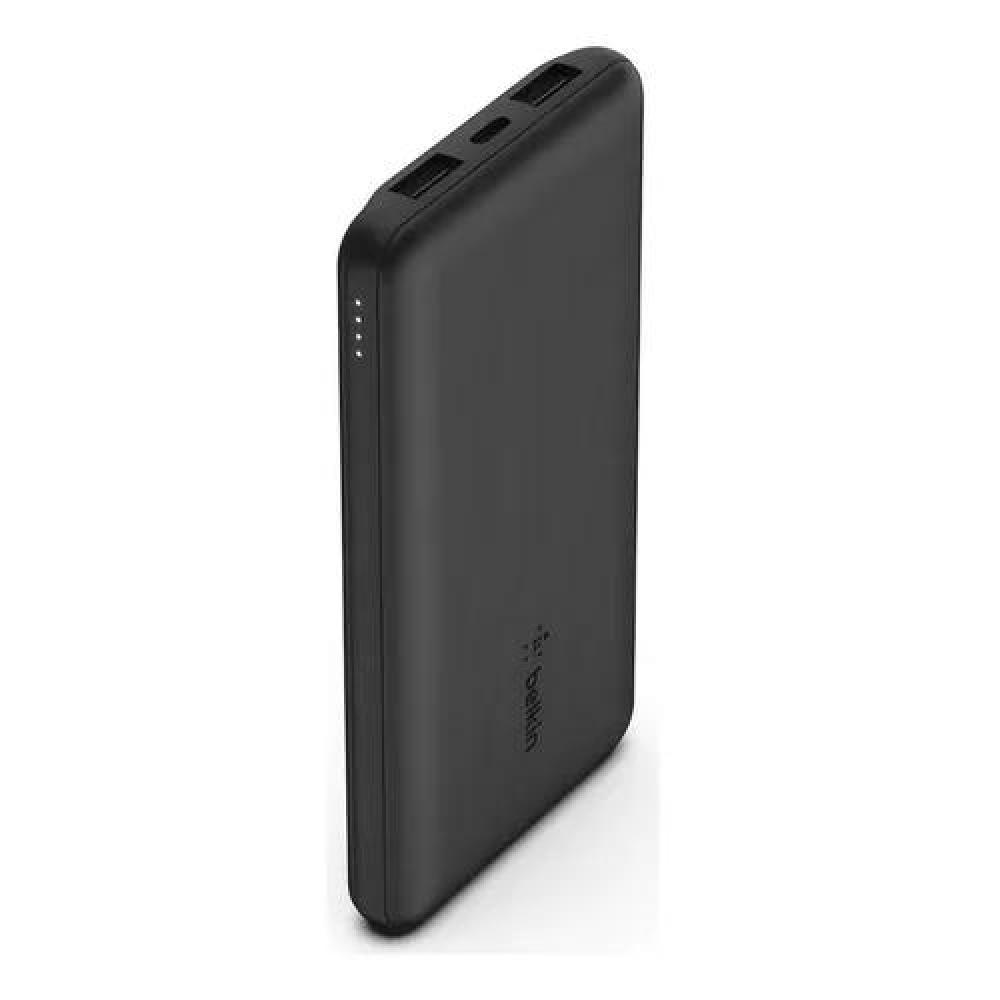 BATERÍA PORTÁTIL 10,000 MAH, USB-C Y A, COLOR NEGRO - 1