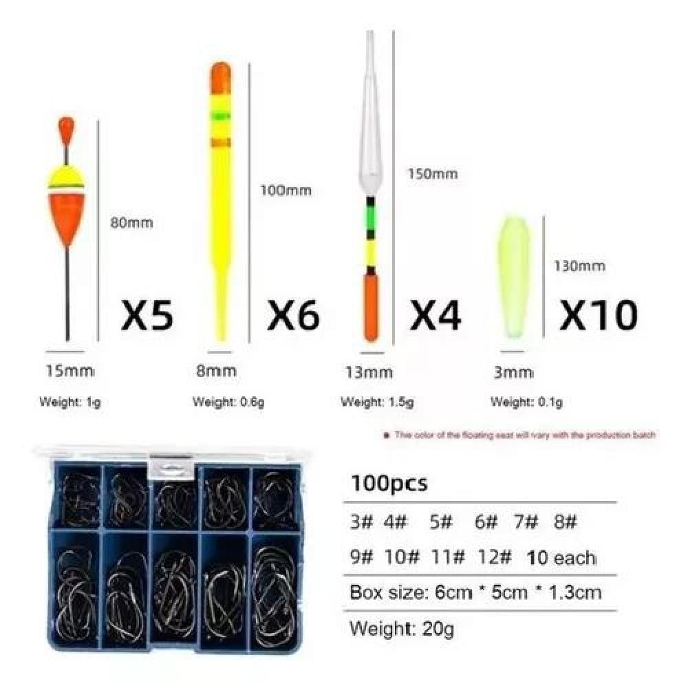 KIT COMPLETO DE PESCA CON ACCESORIOS, CAÑAS Y CARRETES - 5