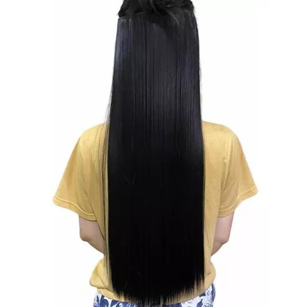 EXTENSIONES DE CABELLO, CORTINAS DE PELO LISO, 24 PULGADAS - 1