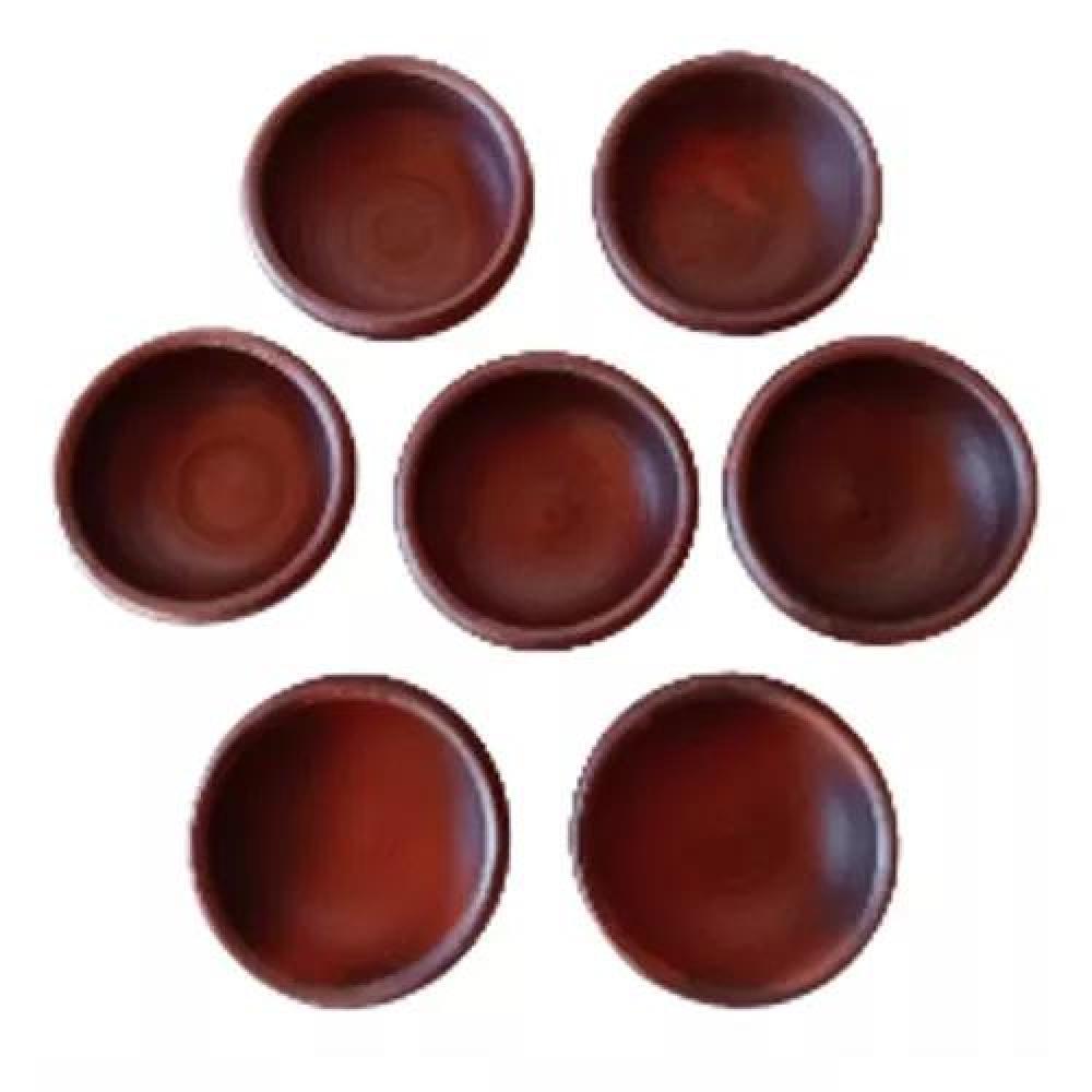 POCILLOS DE GREDA PARA PEBRE Y SALSAS, 8 CM, PACK DE 6 UNIDADES - 1