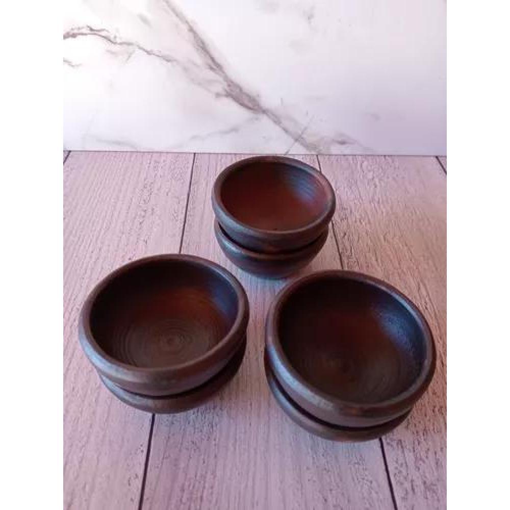 POCILLOS DE GREDA PARA PEBRE Y SALSAS, 8 CM, PACK DE 6 UNIDADES - 3