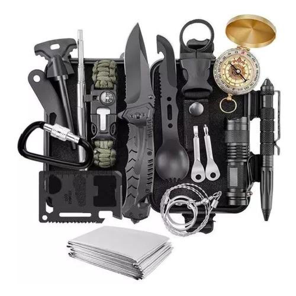 KIT DE HERRAMIENTAS DE SUPERVIVENCIA CAMPING - 2