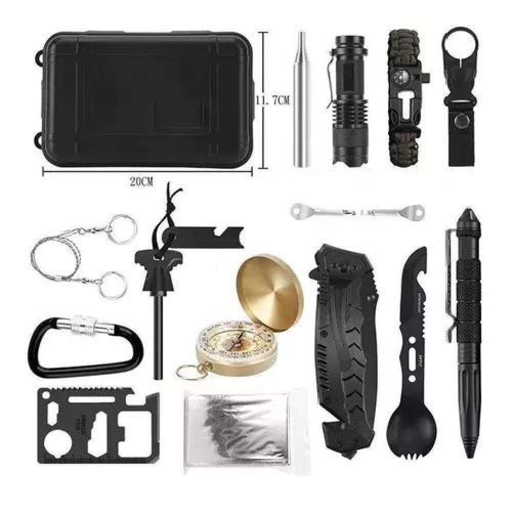 KIT DE HERRAMIENTAS DE SUPERVIVENCIA CAMPING - 3