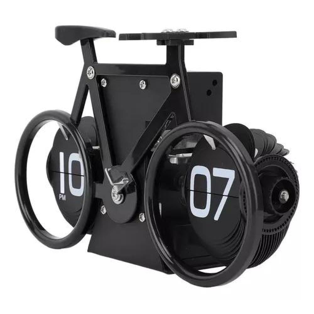 RELOJ DE ESCRITORIO PLEGABLE, VINTAGE, CON FORMA DE BICICLETA - 1