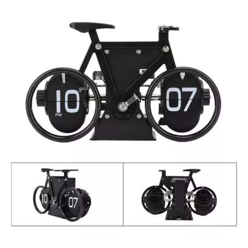 RELOJ DE ESCRITORIO PLEGABLE, VINTAGE, CON FORMA DE BICICLETA - 8