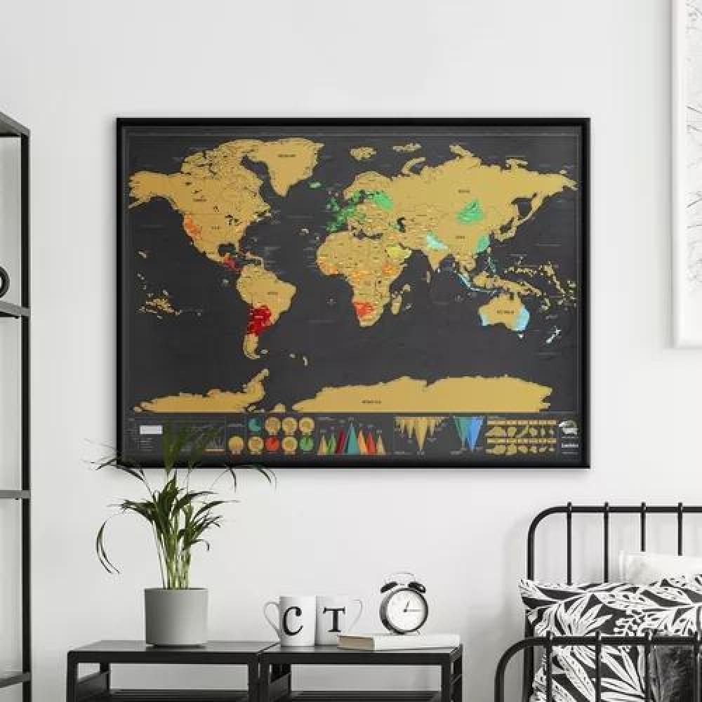 MAPA PARA RASCAR, VIAJES POR EL MUNDO, PAÍSES Y ESTADOS - 5