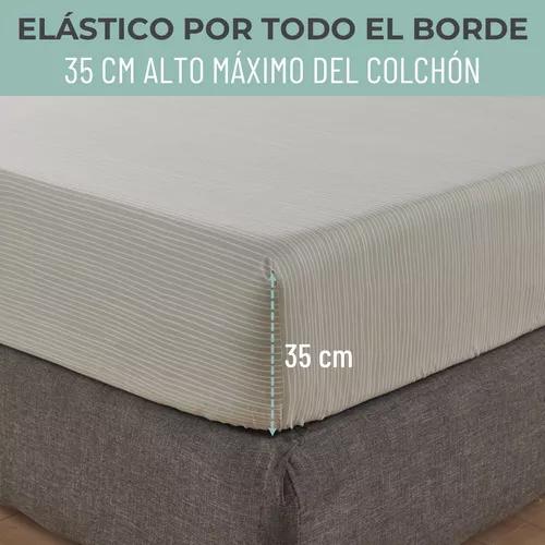 JUEGO DE SÁBANAS ESTAMPADAS ULTRA SUAVE + FUNDA ALMOHADA, 1.5 PLAZAS, FLORES AZULES - 8