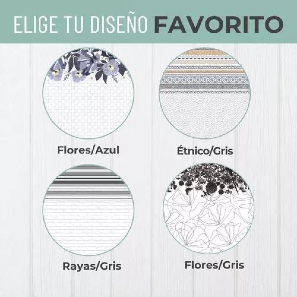 JUEGO DE SÁBANAS ESTAMPADAS ULTRA SUAVE + FUNDA ALMOHADA, SUPER KING, GRIS - 3