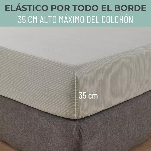 JUEGO DE SÁBANAS ESTAMPADAS ULTRA SUAVE + FUNDA ALMOHADA, SUPER KING, GRIS - 8