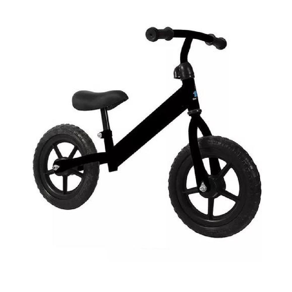 BICICLETA DE EQUILIBRIO SIN PEDALES DE APRENDIZAJE  NEGRA - 1