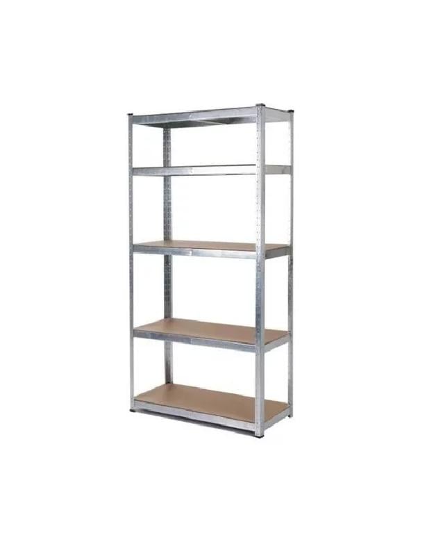 ESTANTE RACK METÁLICO 180X90X40CM GALVANIZADO IMSI HOME COLOR PLATEADO - 1