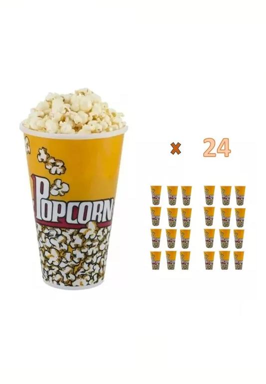 PACK 24 VASOS PLÁSTICOS CABRITAS POPCORN 18X11CM - 3