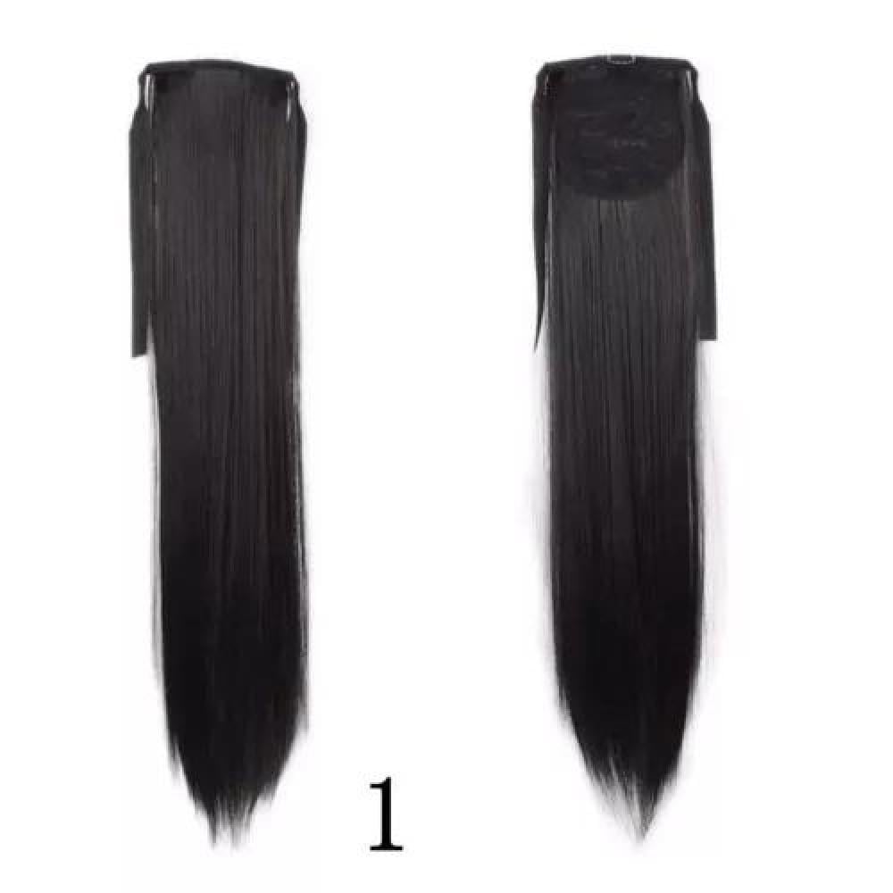 POSTIZOS DE EXTENSIONES DE COLA, FIBRA KANEKALON, PELO LISO - 3