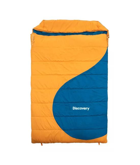 SACO DE DORMIR DOBLE DISCOVERY DXL85, 2 PERSONAS, COLOR NARANJA - 1