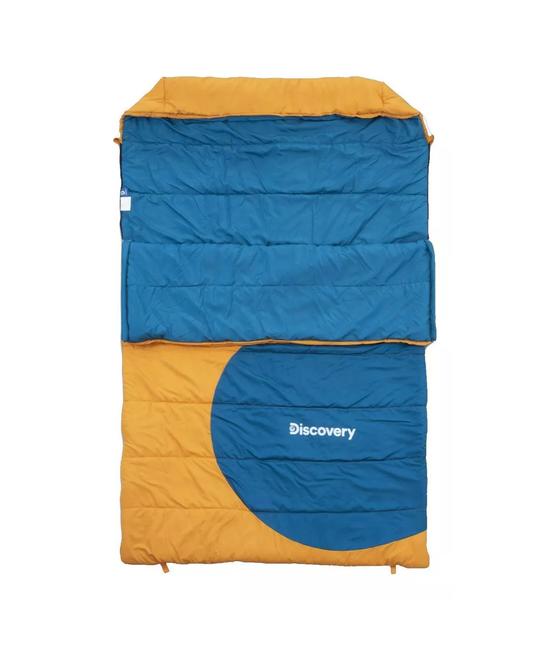 SACO DE DORMIR DOBLE DISCOVERY DXL85, 2 PERSONAS, COLOR NARANJA - 4